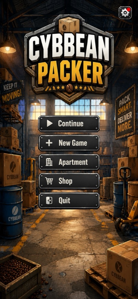 Cybbean Packer title screen